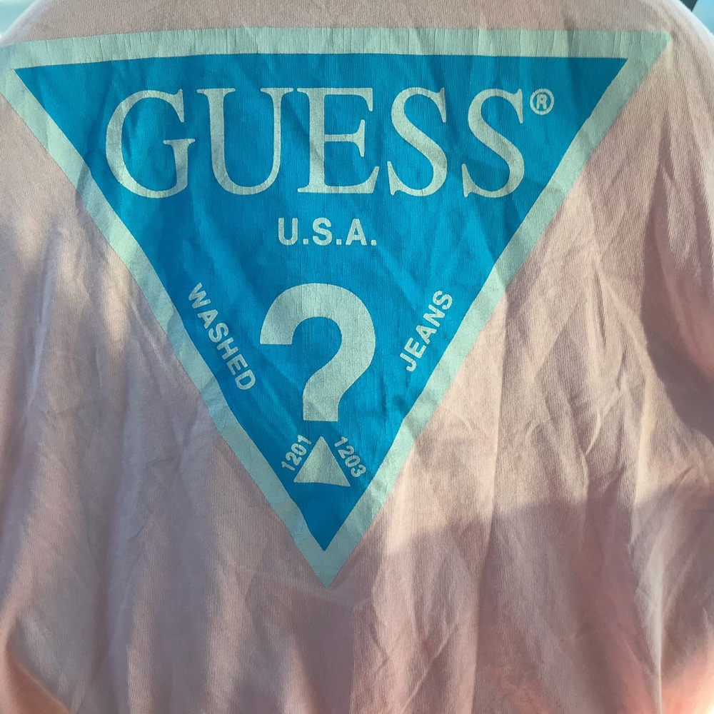 Guess logo shirt size medium